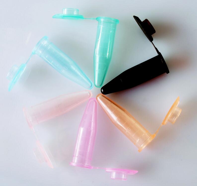 1.5ml微量离心管，杂色，超清晰，带刻度