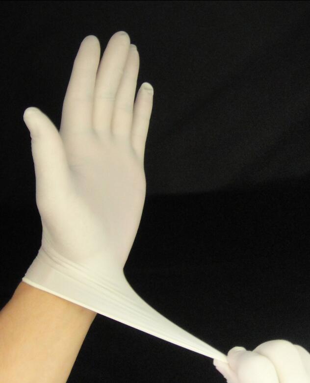 无粉乳胶手套，表面防滑处理，不粘胶，舒适牢固，Small（KG3410）