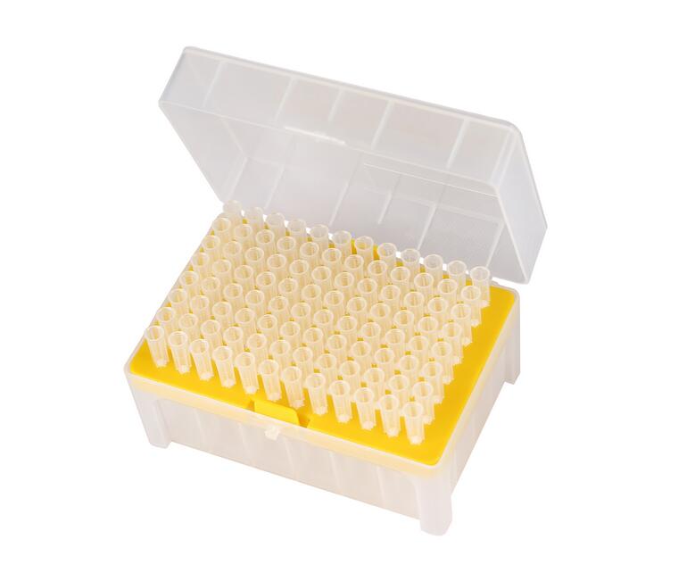 1-200ul低吸附滤芯吸嘴，无色，带刻度，盒装灭菌（KG5232-L）