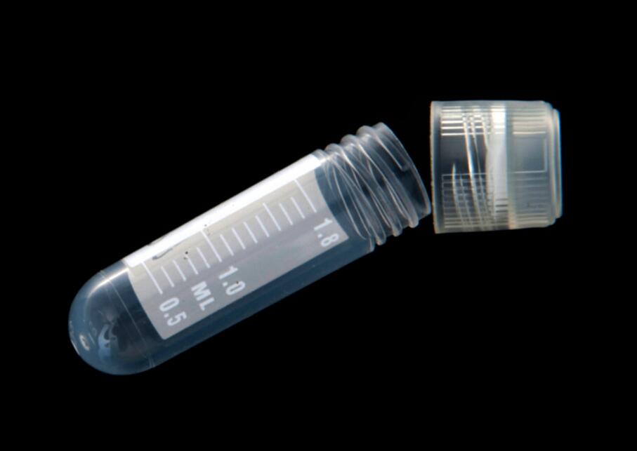 1.8ml外旋冻存管，圆底，射线灭菌，可加彩色旋盖插片（KG2730）